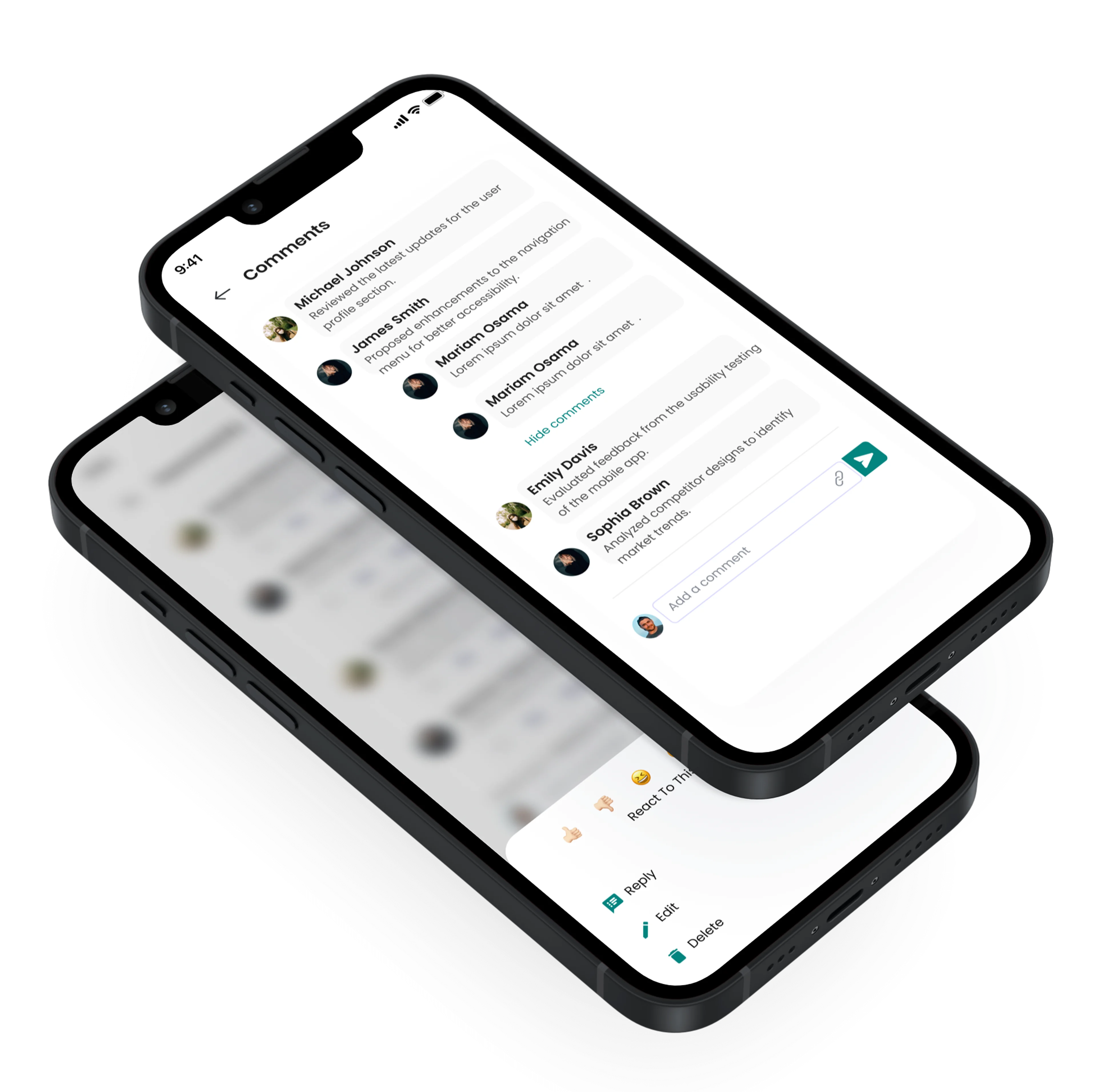 Tasks screen 5